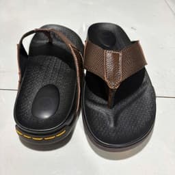 HCM Dép kẹp nam , Dù phối da bò , chất liệu nhập khẩu Thailand. sine44-38. 3