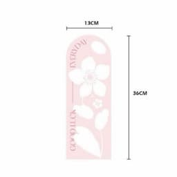 Xấp 10 cái bìa giấy cứng dùng để gắn hoa, bìa thiệp giấy cài hoa có quai cầm cực xinh xắn, cực thơ (không kèm hoa) 3
