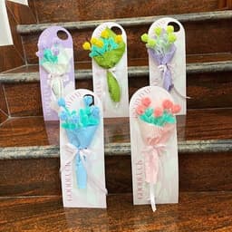 [Tặng Túi+ Thiệp] Quà tặng 20/10,Hoa cài thiệp,hoa ly kẽm nhung,món quà ý nghĩ phù hợp tặng 20/10,20/11,8/3 2