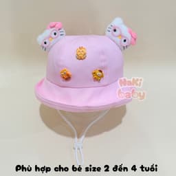 Mũ vành dễ thương cho bé gái (SIZE 2-4 TUỔI) - phụ kiện hoàn hảo cho cô công chúa nhỏ! 7