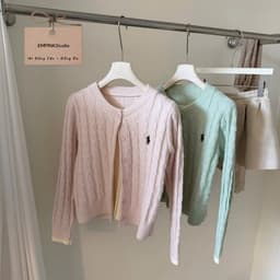 𝙀𝙈𝙋𝙄𝙉𝙆𝙎𝙩𝙪𝙙𝙞𝙤 / ÁO CDG 2IN1 THÊU  MÀU PASTEL XINH IU 4
