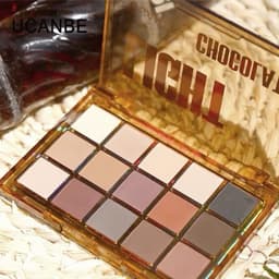 [Tặng cọ] Bảng Phấn Mắt UCANBE 16 Ô – Tông Nude Đào Dễ Dùng, Lì – Nhũ Lên Màu Chuẩn, Không Rơi Bột 4
