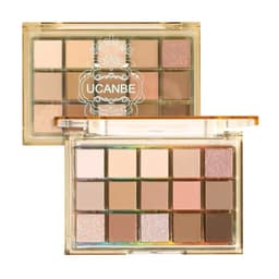 [Tặng cọ] Bảng Phấn Mắt UCANBE 16 Ô – Tông Nude Đào Dễ Dùng, Lì – Nhũ Lên Màu Chuẩn, Không Rơi Bột 6