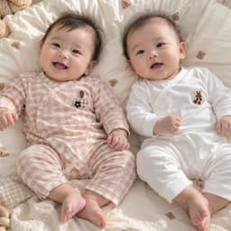 Bộ body liền thân dài tay sơ sinh Unchi vải petit mềm mát, bodysuit cho bé trai bé gái 3-9kg UCB05 4