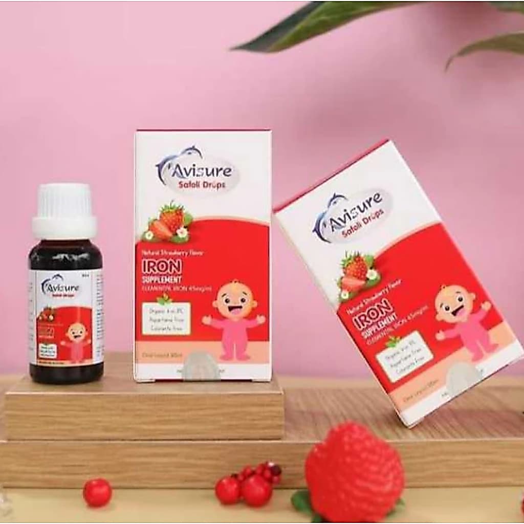 Avisure Safoli Drops,( có 3 loại 15ml :20ml và 30 ml ) sắt hữu cơ cho bé. giúp bé ăn ngon tăng cân  < BUNBUN SHOP 20