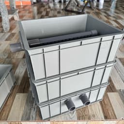 Bộ lọc tràn trên Baki cho hồ cá cảnh TẶNG GIÀN MƯA khi mua 4 tầng, 2-3-4 tầng, ống vào và ra phi 27 7