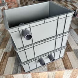 Bộ lọc tràn trên Baki cho hồ cá cảnh TẶNG GIÀN MƯA khi mua 4 tầng, 2-3-4 tầng, ống vào và ra phi 27 6