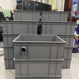 Bộ lọc tràn trên Baki cho hồ cá cảnh TẶNG GIÀN MƯA khi mua 4 tầng, 2-3-4 tầng, ống vào và ra phi 27 8