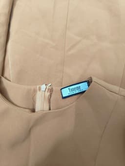 [2hand] Đầm thun tây ngắn xoè tay bồng tôn dáng cam đất size S M nhỏ 3