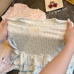 Bộ thu đông bé gái, set bộ quần áo dài tay chất thun thông hơi hoạ tiết hoa nhí dễ thương cho bé 9-26kg 5