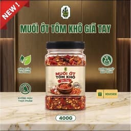Muối ớt tôm khô giã tay 400g - Lục Tỉnh Nam Kỳ 2