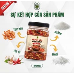 Muối ớt tôm khô giã tay 400g - Lục Tỉnh Nam Kỳ 4