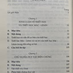 Sách - Giáo Trình Triết Học Mác - LêNin ( Dành Cho Bậc Đại Học Hệ Không Chuyên Lý Luận Chính Trị ) 3
