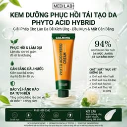 [20/10 MUA 1 TẶNG 5] Kem Phục Hồi Tái Sinh Da MEDILAB+ PHYTO ACID HYBRID CREAM DAYCELL 30ml 3