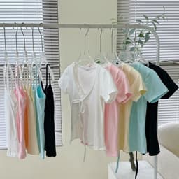 Set áo kiểu nữ gồm áo 2 dây đính nơ và áo khoác tay ngắn viền phối ren chất thun rip lụa mềm mịn 8