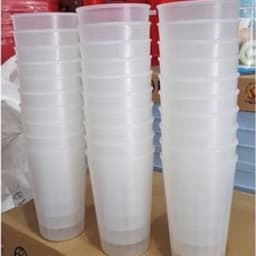 Combo 20 cốc nhựa dẻo an toàn sức khoẻ dùng uống nước,uống bia, nước mía, dùng trong gia đình 1