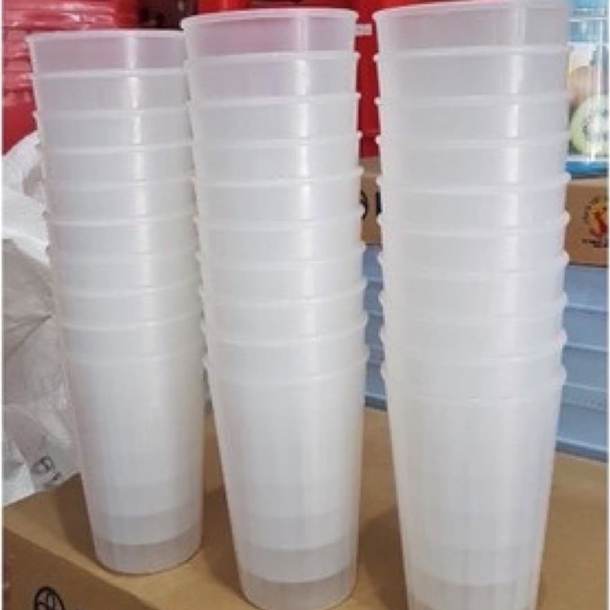 Combo 20 cốc nhựa dẻo an toàn sức khoẻ dùng uống nước,uống bia, nước mía, dùng trong gia đình