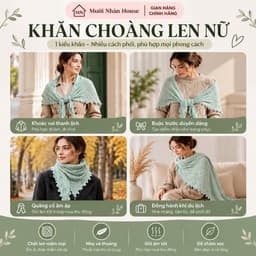 Khăn quàng cổ nữ  Khăn choàng dệt kim bằng vải dệt kim màu trơn, Khăn len mềm mại thời trang 5