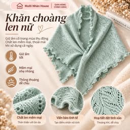 Khăn quàng cổ nữ  Khăn choàng dệt kim bằng vải dệt kim màu trơn, Khăn len mềm mại thời trang 2