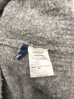 [2hand] Áo len lông cừu xám muối tiêu freesize đến XL 3