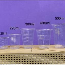 Giá sỉ 50 cốc nhựa PE dùng 1 lần đủ kích cỡ 4