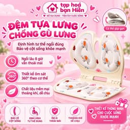 Đệm ngồi chống gù JIMGQU-hộ trợ tư thế ngồi bảo vệ cột sống mềm mại đàn hồi tốt 1