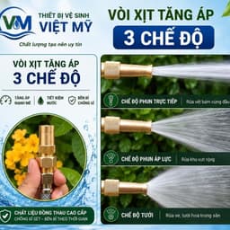 Bộ Dây Tưới Cây Béc Phun 2000  tia nước, Dây Phi 17mm Chống Xoắn,Đầu Vào Tán ren trong 21mm 7