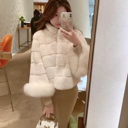 Áo Lông Trắng Tiểu Thư Sang Chảnh Tỷ Tỷ Trung , Cá Tính 5