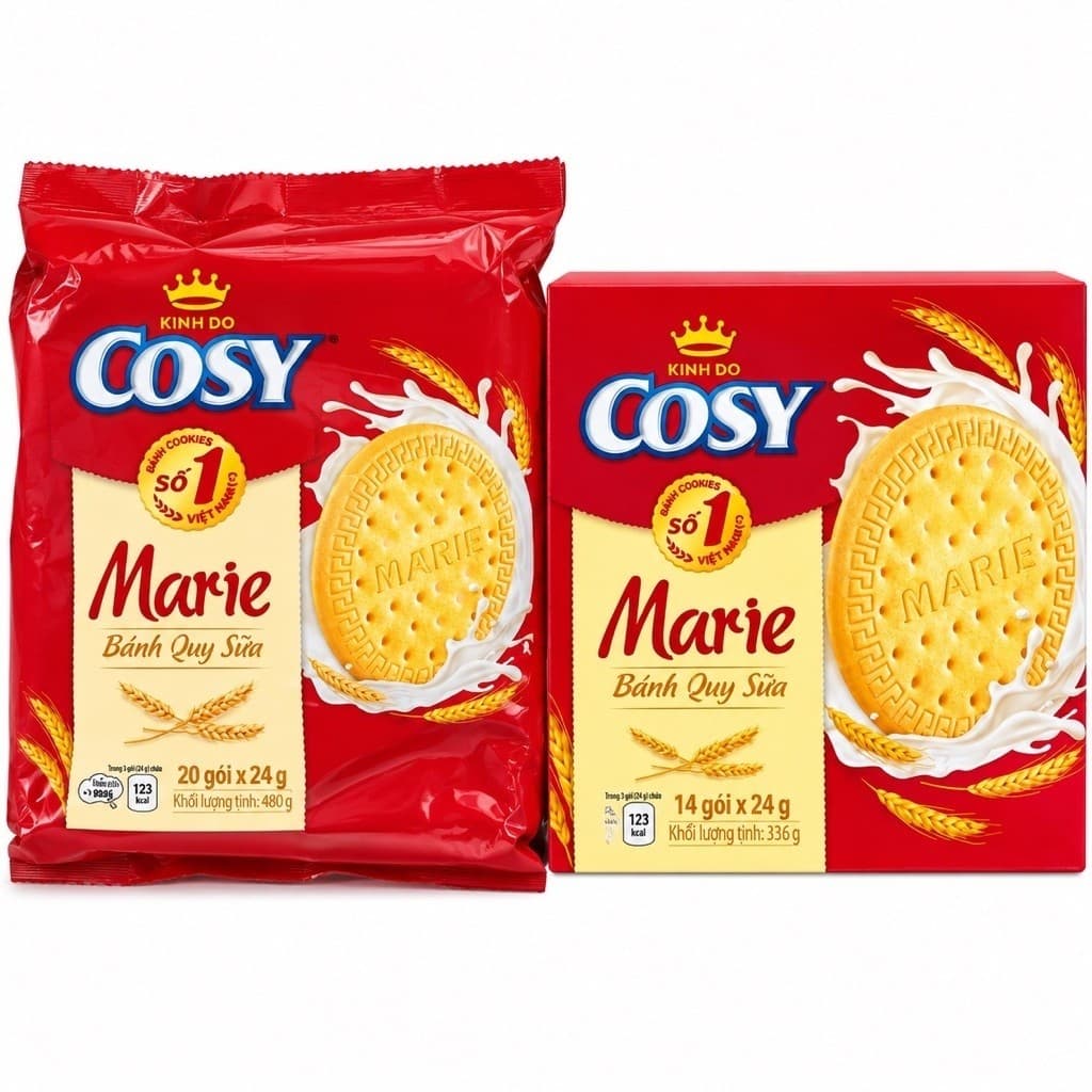 Bánh quy sữa Marie Cosy túi to 480g