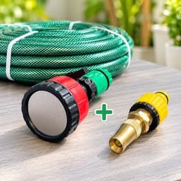 Bộ Dây Tưới Cây Béc Phun 2000  tia nước, Dây Phi 17mm Chống Xoắn,Đầu Vào Tán ren trong 21mm 8