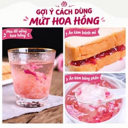 Mứt Hoa Hồng Lọ 400-1000gr Dùng Trong Pha Chế Đồ Uống Bánh Ngọt Có Sỉ Lẻ 7