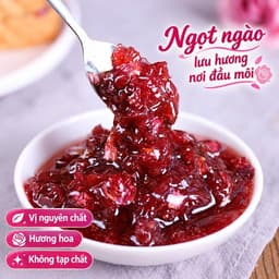 Mứt Hoa Hồng Lọ 400-1000gr Dùng Trong Pha Chế Đồ Uống Bánh Ngọt Có Sỉ Lẻ 6