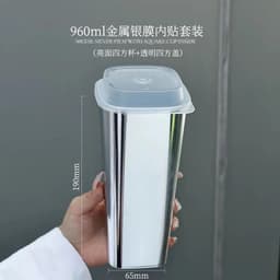 50 Ly Pet Vuông Tráng Gương Hottrend 650ml-960ml 4