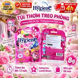 [ CHUẨN THÁI] combo 6 túi thơm HYGIENE 8g/túi màu hồng/ đen/ trắng hồng 3