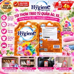 [ CHUẨN THÁI] combo 6 túi thơm HYGIENE 8g/túi màu hồng/ đen/ trắng hồng 8