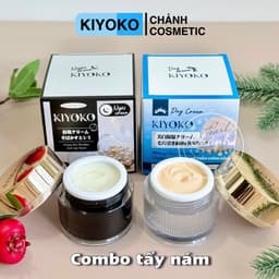 Bộ Kem Kiyoko Mờ Nám, Tàn Nhang, Đồi Mồi, Dưỡng Trắng Da, Giữ Ẩm, Se Khít Chân Lông 15gam 7