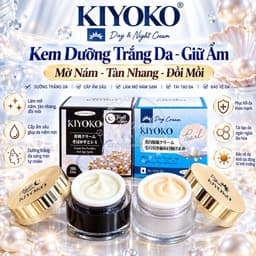 Bộ Kem Kiyoko Ngừa Nám, Tàn Nhang, Đồi Mồi, Tái Tạo Làn Da, Dưỡng Trắng Da, Giữ Ẩm, Chống Nắng 15g 1