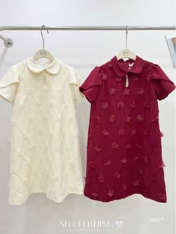 <Đầm bầu Quynhanhhouse> (NH CLOTHING) Váy tuyết mưa đính hoa H007 sm 6