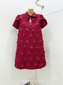 <Đầm bầu Quynhanhhouse> (NH CLOTHING) Váy tuyết mưa đính hoa H007 sm 8