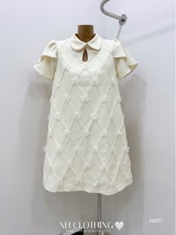 <Đầm bầu Quynhanhhouse> (NH CLOTHING) Váy tuyết mưa đính hoa H007 sm 9