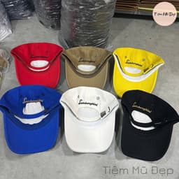 Mũ lưỡi trai Lambo, nón kết chất vải kaki nam nữ thiết kế thời trang, xịn đẹp 2