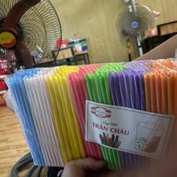 combo 5 bịch 350-400 ống hút nước mía, ống bảy màu loại đẹp 5