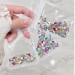 100 Viên Đá Nail Mini Mix Màu Nhiều Hình Trang Trí Nail Đa Sắc. 8