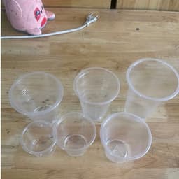 1 dây50￼ cốc nhựa dùng 1 lần có nắp /không nắp đủ kích cỡ hàng loại đẹp giá rẻ 4