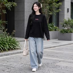 Áo thun nữ dài tay chất thun giấy xước mỏng mịn mát xu hướng năm nay in chữ baby hồng đáng yêu BYN BYN TG BABY22 7