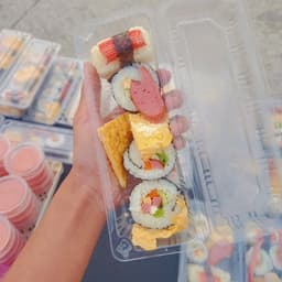Combo 1000 Hộp Nhựa Trong Suốt Đựng Donut Shushi Bánh Ngọt Có Nút Khóa Dùng Một Lần 2