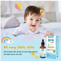 DHA Drops DR brackWell giúp bé phát triển não bộ , tốt cho mắt  , giúp bé nhanh nói  tập trung> BUN BUN SHOP 3