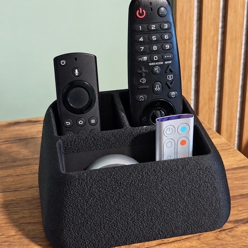 Kệ Đựng Remote Đa Ngăn In 3D – Gọn Gàng Bàn TV