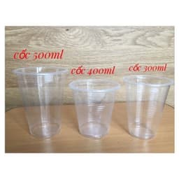 200 cốc nhựa dùng 1 lần đủ kích cỡ có nắp giá rẻ 4