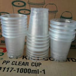 giá sỉ 500 cốc nhựa dùng 1 lần có nắp đủ kích cỡ vân sóng 3
